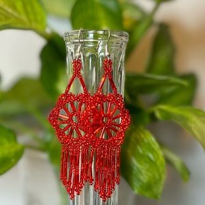 Beautiful Mexican Huichol Earrings